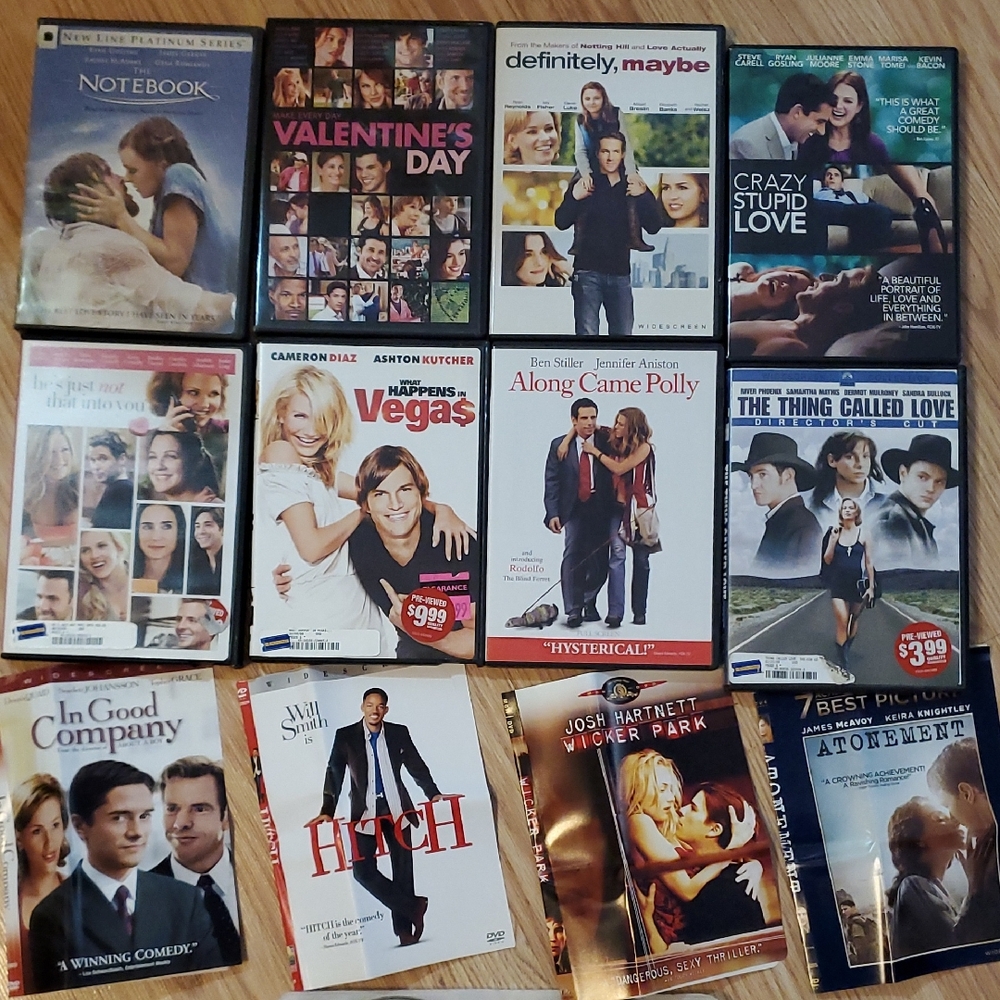 16 Romantic Comedy and Drama DVD Collection In EUC
